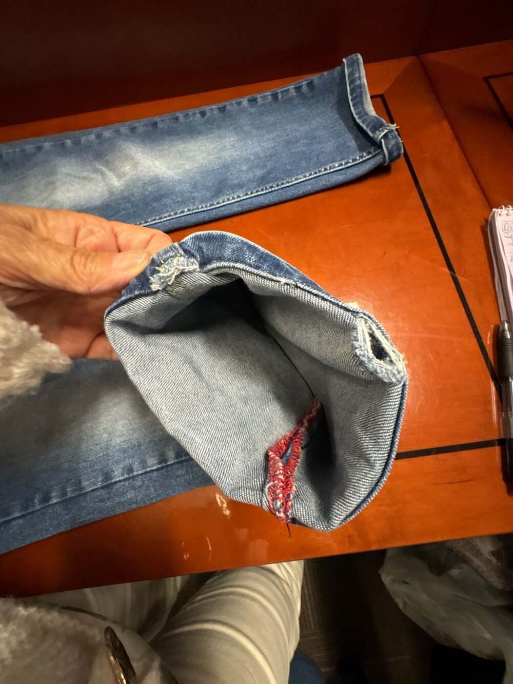 GAS Jeans Edition Granelier Bridge Number Four Straight Leg Medium Wash Denim Je - Picture 8 of 11